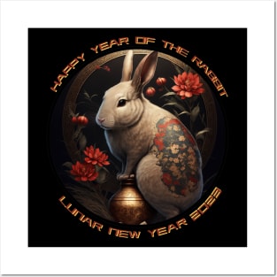 2023 Year of the Rabbit / Lunar Year 2023 / Chinese New Year/ Zodiac Animal Tee Posters and Art